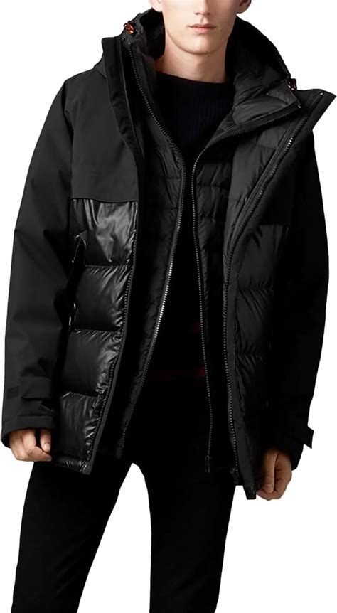 burberry brit mens parka|Burberry men's coat outlet.